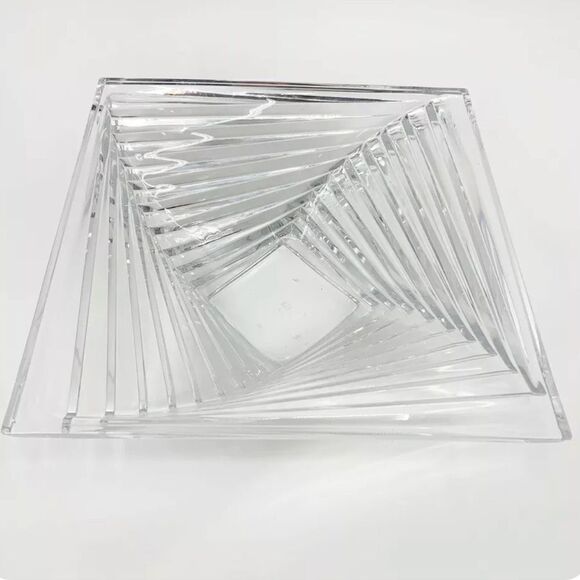 JG Durand Other - Twisted Steps French Crystal Bowl